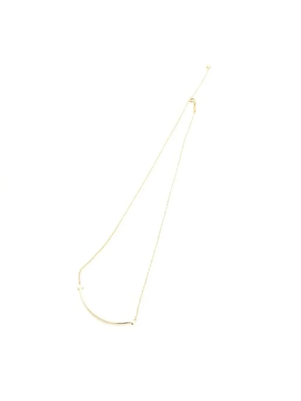 Tiffany & Co T Smile Pendant Rose Gold Small 18k